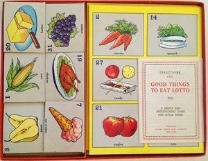 Good Things To Eat Lotto; A Simple And Entertaining Game For Little Folks