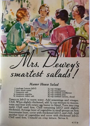 What Mrs. Dewey did with the NEW JELL-O!; 48 Fascinating New Recipes