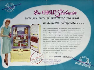 Crosley Shelvador; America's Greatest Refrigerator Now made in Australia