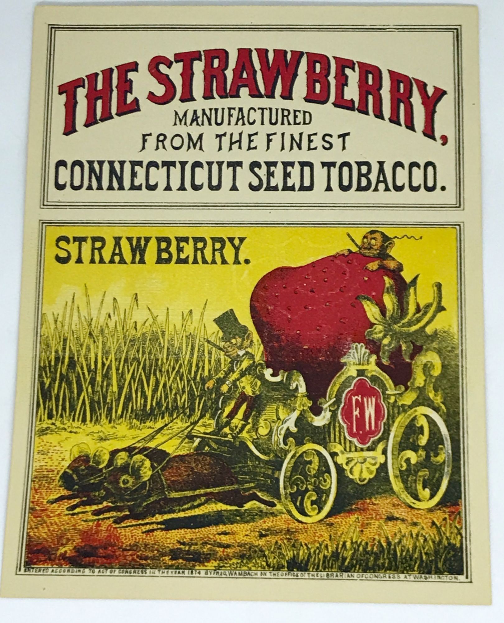 vintage tobacco labels Antique, Unused LUCKY BILL Brand Cigar, Caddy Crate Label SET TheBoxSF and continue to be sought after today TOBACCO LABEL The Strawberry; Manufactured