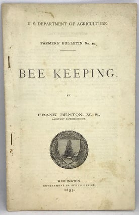 Item #1859 BEE KEEPING; Farmers' Bulletin No. 59. Frank Benton, Assistant Entomologist, M. S