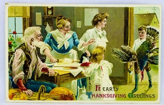 Item #2046 [POSTCARD] HEARTY THANKSGIVING GREETINGS
