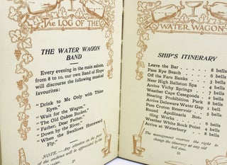 The Log of the Water Wagon or The Cruise of the Good Ship "Lithia"; Illustrations by L.M. Glackens