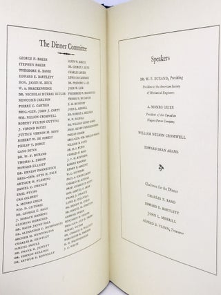 Addresses after a Dinner tendered to Edward Dean Adams; On the Occasion of his seventy-ninth birthday, in the private dining salon of the Waldorf - Astoria Hotel, April ninth, nineteen twenty - five