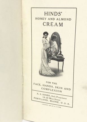 [ADVERTISING] HINDS' Honey and Almond Cream; For the Face, Hands, Skin and Complexion