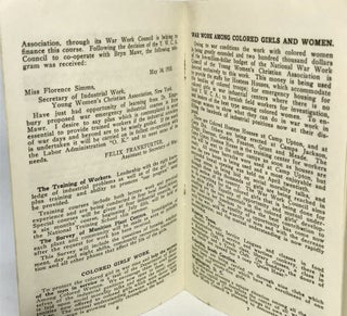 [WOMEN] [WWI] Report of the Secretary of the War Work Council; Delivered at the Annual Meeting - June 18, 1918