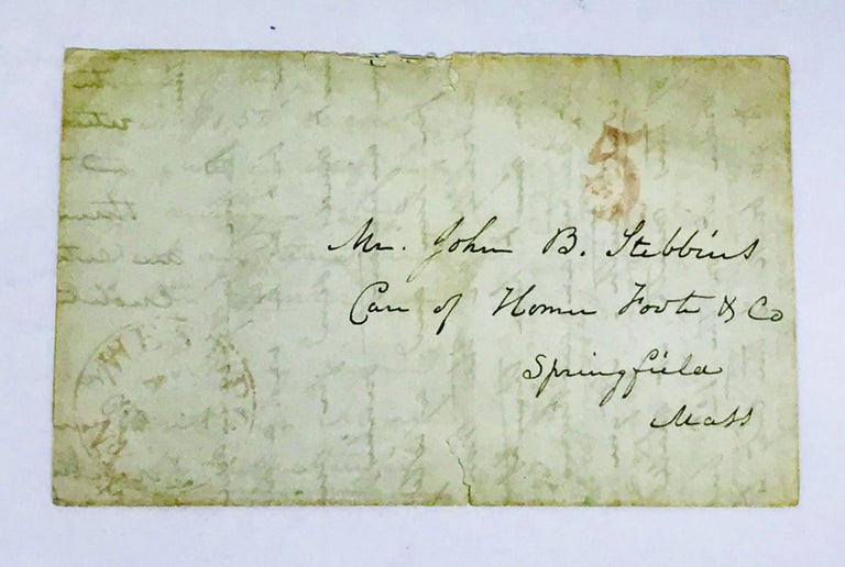 Item #2556 [WEST POINT] [BEER] Letter to Brother re: missing Beer; Wife of Civil War Brigadier General Eliakim Parker Scammon. Margaret Scammon, Stebbins.