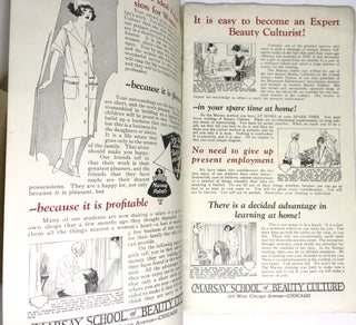 [CORRESPONDENCE SCHOOL] [COSMETOLOGY] Collection of 1920's Advertising Materials from the Marsay School of Beauty Culture