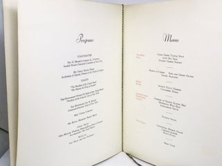 [PROGRAM-MENU] Banquet in honour of His Royal Highness Prince Beril of Sweden and the Members of the Official Swedish Delegations at the Waldorf-Astoria; 1848 - 1948