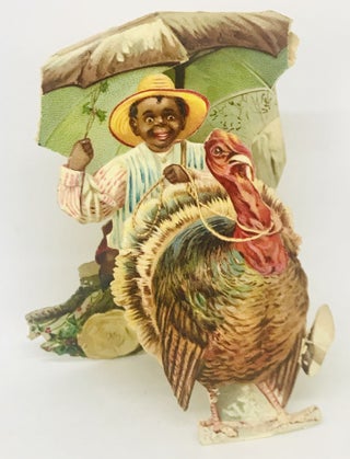 Item #2844 [DIE-CUT] [RACIST IMAGERY] A Merry Christmas to you; May you enjoy without alloy, The...