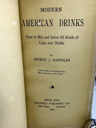 Modern American Drinks