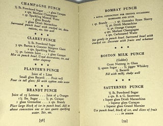 The Merry Mixer or Cocktails and Their Ilk; A Booklet on Mixtures and mulches, Fizzes and Whizzes