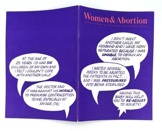 Women & Abortion; The Women's Abortion & Contraception Campaign's Evidence to the Lane Commission