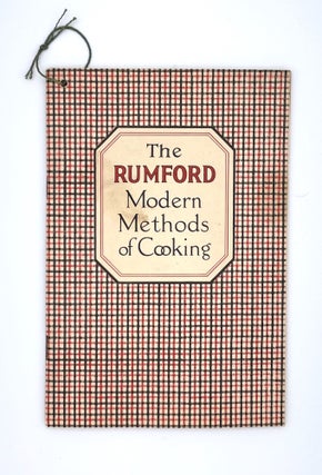 Item #3036 The Rumford Modern Methods of Cooking. Sarah Field Splint The Department of Home...