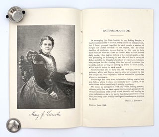 Mrs. Lincoln's Baking Powder Company Cookbook; A Cookbook for A Month at a Time