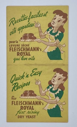 Item #3059 Quick n' Easy Recipes; for Fleischmann's Royal fast rising dry yeast. Fleischmann's Yeast