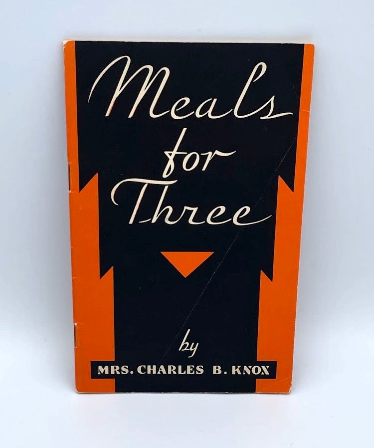 Item #3073 Meals for Three. Mrs. Charles B. Knox.