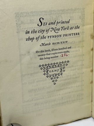 The Squire's Home-Made Wines as describ'd and set-forth in the Journal of Thomas Hoggson, Gent., 1765; Decypher;d & transcrib'd, By Noble Foster Hoggson, Bachelor Of Philosophy