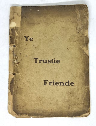 Item #3255 [COMMUNITY COOKBOOK] Ye Trustie Friende