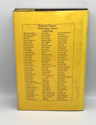 Kennedy Center Performing Artists Cookbook; A Collection of favorite recipes from artists who have appeared at the Center