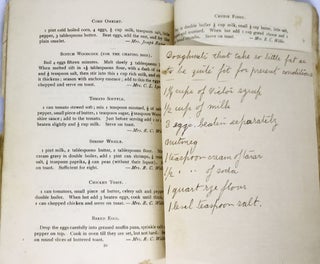 Autograph Cook Book; Compiled By The Woman's Auxiliary To The Young Men's Christian Association Of Taunton, Mass.