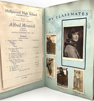 [JOURNAL] Graduation Memories; 1922 Hollywood High School Graduation Scrapbook