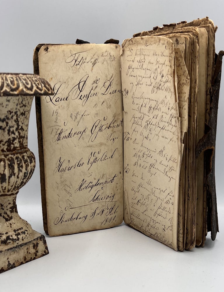 Item #3666 [MANUSCRIPT] [DANISH] [MILITARY] 19th Century Journal - Danish/German. Laue Jensen Dixen.