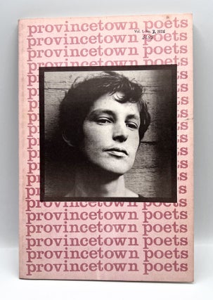 Item #3698 [POETRY] provincetown poets; Vol. 1, No. 3, 1976. Alan Bernheimer, Louis Postel...