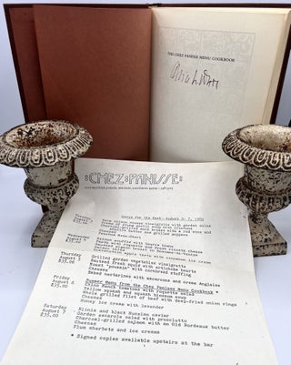 Item #3776 THE CHEZ PANISSE MENU COOKBOOK; In Collaboration with Linda P. Guenzel, Recipes Edited...