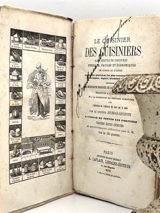 Item #3825 LE CUISINIER DES CUISINIERS; 1000 RECETTES DE CORDON-BLEU. JOURDAN-LECOINTE