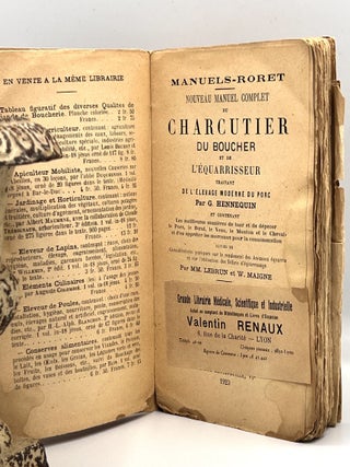 Nouveau Manuel Complet du CHARCUTIER DU BOUCHER et de L'ÉQUARRISSEUR