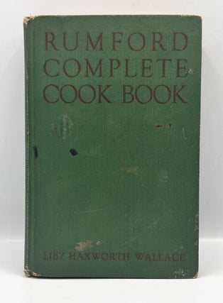 The RUMFORD complete COOK BOOK