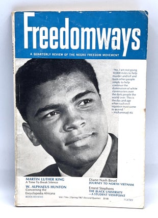 Item #3955 FREEDOMWAYS; A QUARTERLY REVIEW OF THE NEGRO FREEDOM MOVEMENT - Vol. 7, No. 2, Spring,...