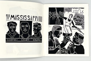 THE STRUGGLE FOR CIVIL RIGHTS IN THE UNITED STATES, 1953-1965; Linoleum block prints by Sam Kerson