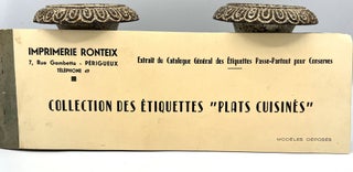 Item #3977 [TRADE CATALOG] Extrait du Catalogue Général des Étiquettes Passe-Partout pour...