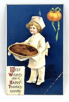 THANKSGIVING] [POSTCARD] Best Wishes For A Happy Thanksgiving