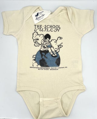 Item #4029 Baby Onsie with Vintage Battle Creek Cereal Image