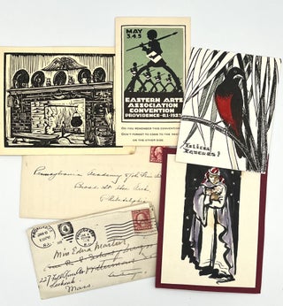 Item #4103 [ARTIST] [ARCHIVE] Letters, Exhibition Openings, Job Offerings. Edna May Martin