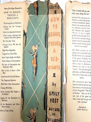 HOW TO BEHAVE - THOUGH A DÉBUTANTE; OPINIONS BY MURIEL - As Overheard by EMILY POST