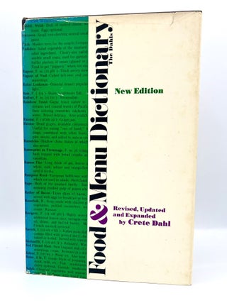 Item #4405 Food & Menu Dictionary; Revised Edition. Crete Dahl