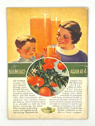 SUNKIST RECIPES for Every Day; FOR VIGOROUS HEALTH