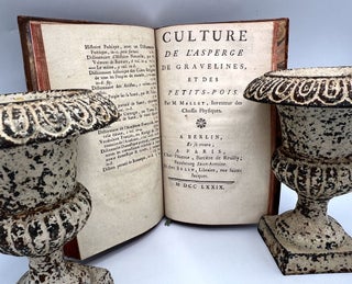 Culture de la Grosse Asperge, bound with - Culture de l'asperge de Gravelines, et des Petits-Pois