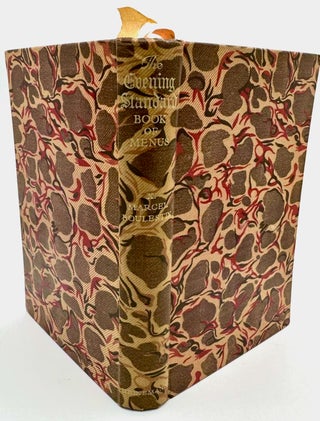 Item #4566 The Evening Standard Book of Menus; Containing Economical Menus for all the days in...