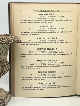 "Cocktail Bill" Boothby's WORLD DRINKS and How to Prepare Them; SWALLOWS: THE STANDARD AUTHORITY as originally compiled by Hon. Wm. T. Boothby, Premier Mixologist