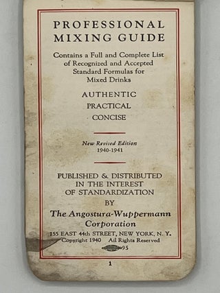 Item #4669 Professional MIXING GUIDE - AUTHENTIC, PRACTICAL, CONCISE; Contains a Full and...