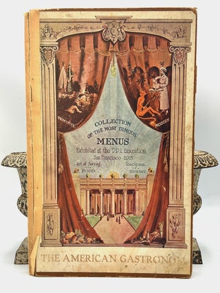 Item #4818 WORLD'S FAIR MENU AND RECIPE BOOK; A COLLECTION OF THE MOST FAMOUS MENUS EXHIBITED AT...