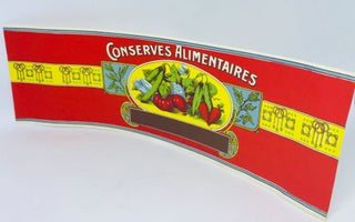 Item #490 Art Deco Vegetable Label - French