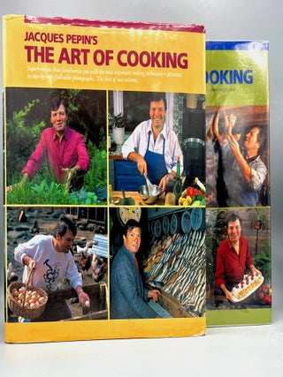 Item #4934 Jacques Pépin's THE ART OF COOKING; VOLUME 1 & 2. Jacques Pépin