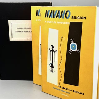 Item #4988 NAVAHO RELIGION; A STUDY OF SYMBOLISM - Vol. I & II. Gladys A. Reichard