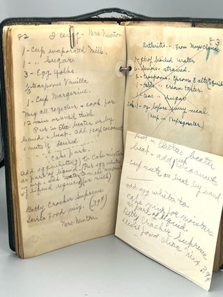 [CULINARY MANUSCRIPT] KERK-GUILD Notebook; RADIO READY REFERENCE RECIPE RECORDS
